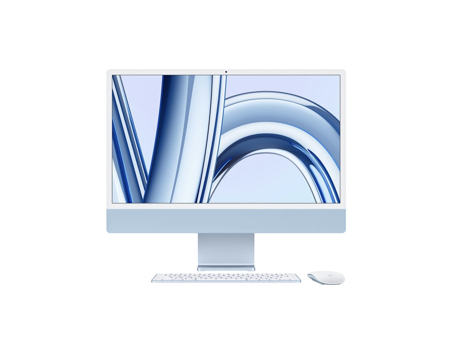 Apple iMac 24″ (Fall 2023) – Blue (Apple M3 Chip / 8-Core